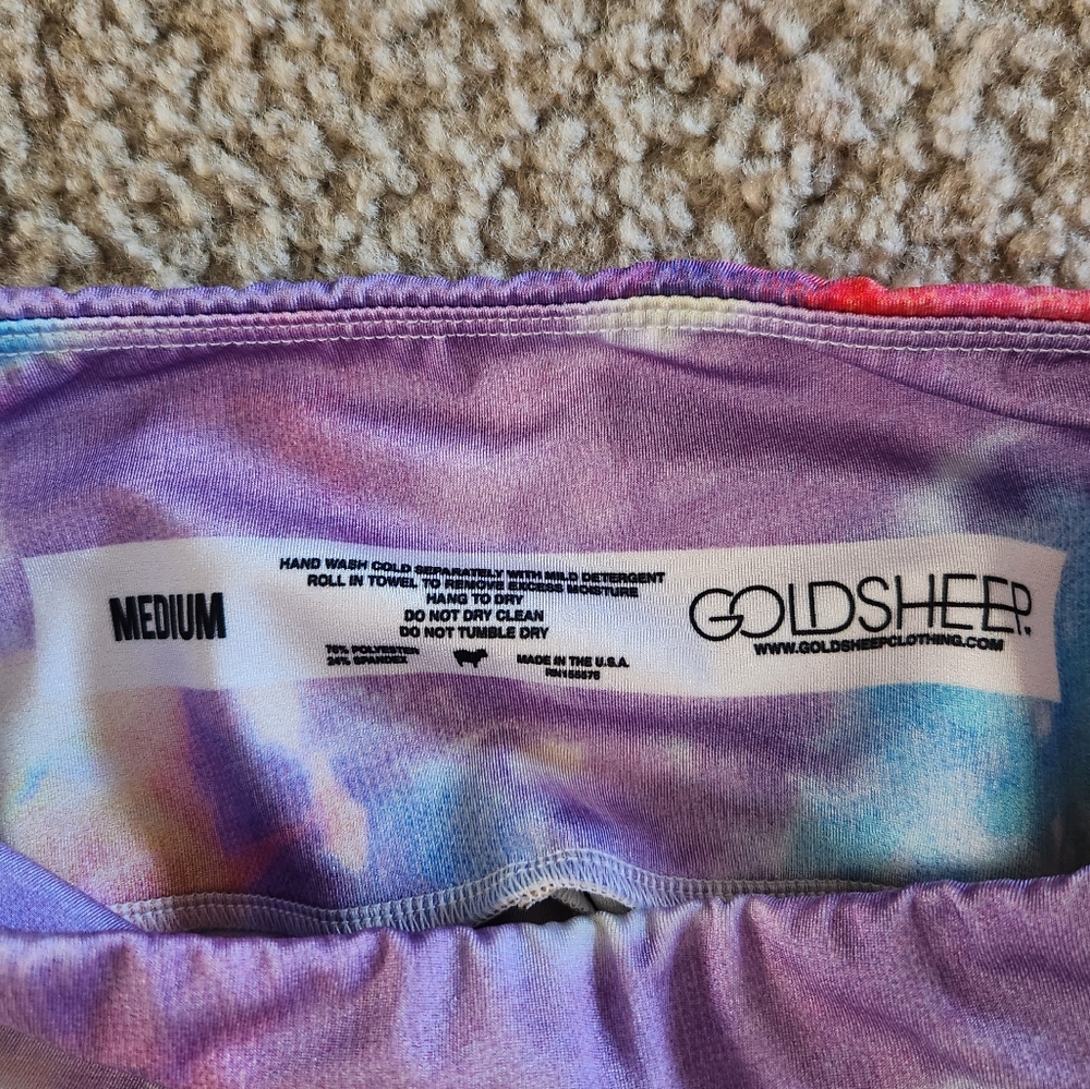 Goldsheep Neon Tie Dye Leggings - Picture 3 of 3